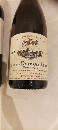 Borgogna Auxey-Duresses Premier Cru Caves de l'Orangerie Le Val 2019