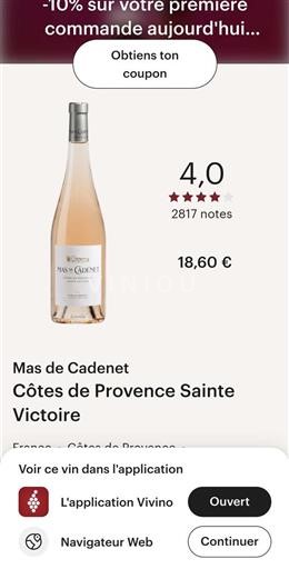 Provansa Ni doloceno Mas de Cadenet Neleten.