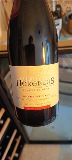 Tây Nam Côtes de Gascogne Domaine Horgelus Rouge de Gala 2023