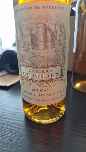 Bordeaux Loupiac Château Ricaud 2006