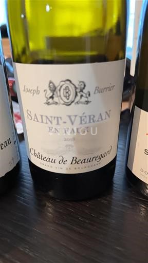 Borgoña Saint-Véran Beauregards En Faux 2018