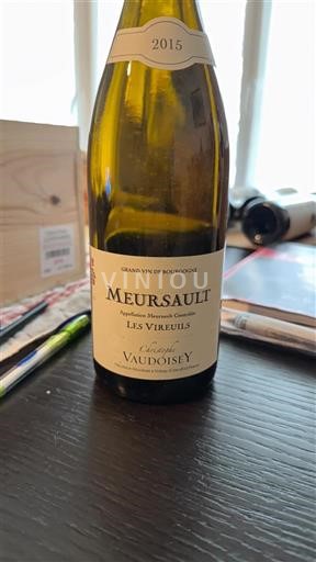 Borgoña Meursault Domaine Vaudoisey Les Vireuils 2015