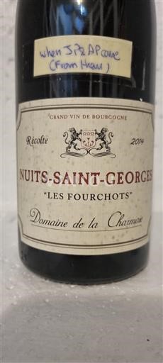 Bourgondië Nuits-saint-georges Grand Cru Domaine La Charmaie Les Fourchots 2014