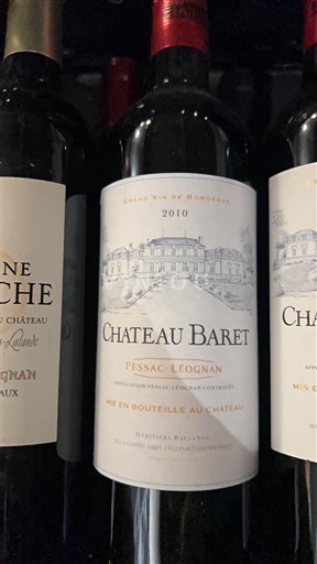 Burdeos Pessac-Léognan Château Baret 2010