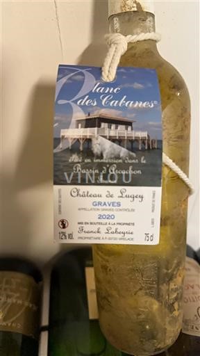 Bordeaux Graves Château Lugey Blanc des Cabanes 2020