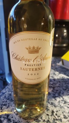 Bordeaux Sauternes Château L'Arche Prestige 2022