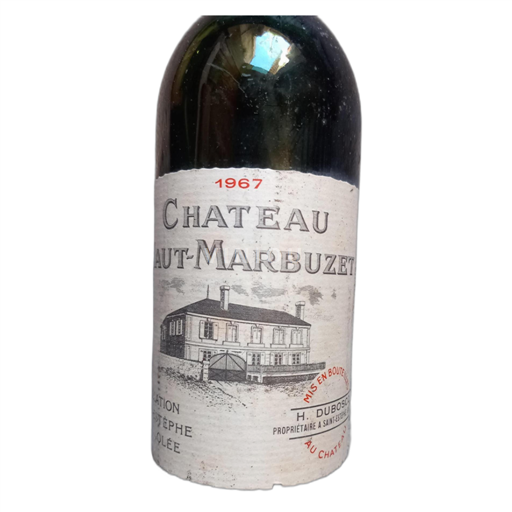 Bordeaux Saint-Estèphe 12 Château Haut-Marbuzet 1967