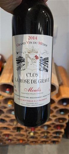 Bordeaux Không được chỉ định Clos La Rose de Grave 2014