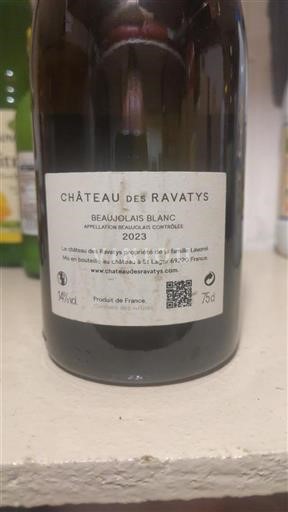 Beaujolais Non specificato Domaine Des Ravatys 2023