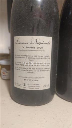 Languedoc Domaine Des Vagabonds La Bohème 2020