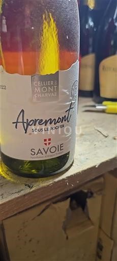 Savoie et Bugey Apremont Cellier du Mont Charvaz Sous le Rocher 2022