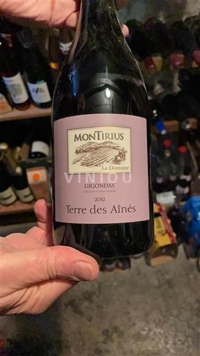 Rhône-dalen Gigondas Montirius Terre des Aînés 2012