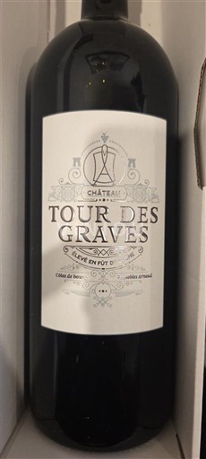 Burdeos Côtes-de-bourg Château Tour des Graves Élevé en fût Sin añada