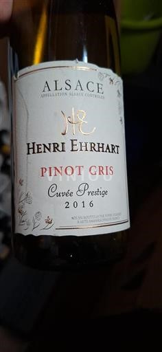 Alsace Grand Cru Henri Ehrhart Prestige 2016