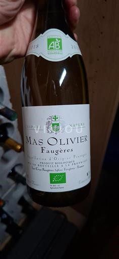 Languedoc Faugères Mas Olivier 2018