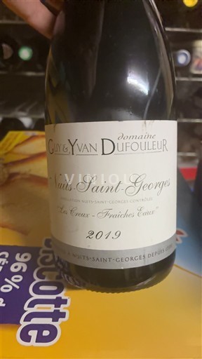 Burgund Nuits-Saint-Georges Domaine Guy & Yvan Dufouleur Les Creux - Fraîches Eaux 2019