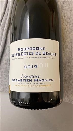 Burgundi Beaunen Ylämaat Domaine Sébastien Magnien 2019