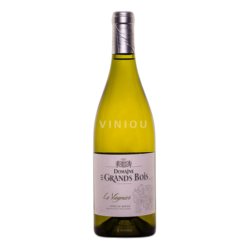 Rhônen laakso Côtes-du-rhône Domaine les Grands Bois Le Viognier 2023
