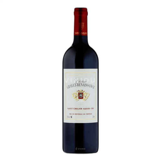 Bordeaux Saint-Émilion Grand Cru Château Gravet Renaissance 2020