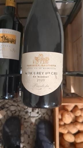 Bourgogne Mercurey Premier Cru Tupinier-Bautista Bautista 2020