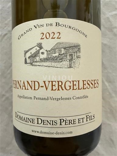 Bourgogne Pernand-vergelesses Domaine Denis Père et Fils 2022