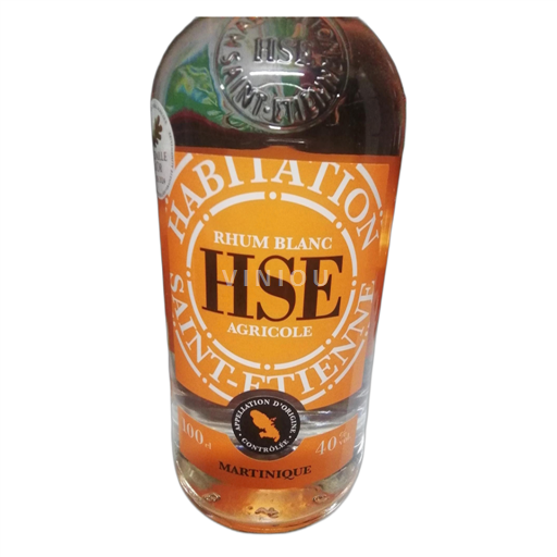 Rum Branco H.S.E AGRICOLE HSE 5a - 2022 Martinica Não especificado