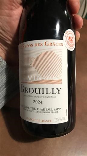 Beaujolais Brouilly Le Repos des Grâces 2024