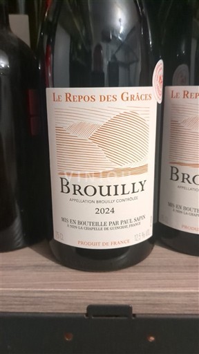 Beaujolais Brouilly Le Repos des Grâces 2024
