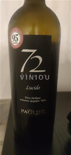 Sicílie Nespecifikováno Cantine Paolini 72 Filara Lucido 2022
