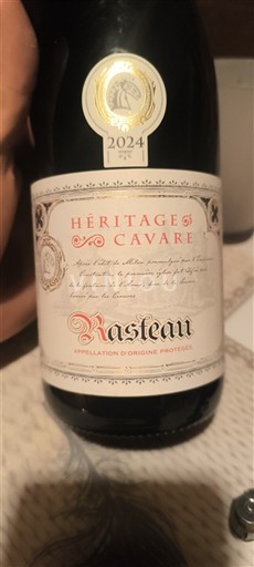 Rhône Valley Rasteau Héritages Cavare 2024
