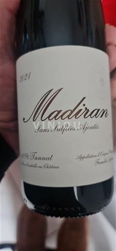 South West Madiran Sans Sulfites Ajoutés 2021