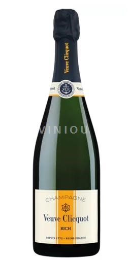 Šampanja Šampanjec Veuve Clicquot Rich Neleten.