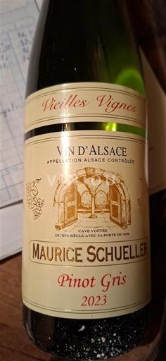 Alsasko Rulandské šedé Grand Cru Maurice Schueller Vieilles Vignes 2023