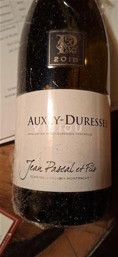 Bourgondië Auxey-Duresses Jean Pascal et Fils 2018