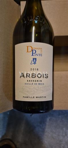 Jura Arbois Domaine La Pinte Savagnin Ouillé 60 Mois 2018