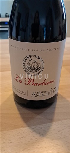 Rhônedalen Côtes du Rhône Château Les Amoureuses La Barbare Icke årgångsbetecknad