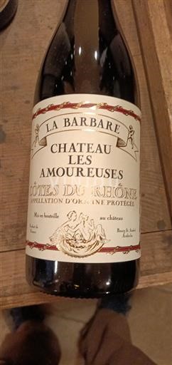 Údolí Rhôny Côtes-du-Rhône Château Les Amoureuses La Barbare Neročník