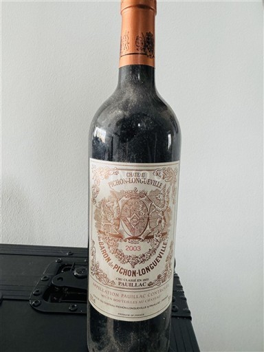 Bordeaux Pauillac Grand Cru Pichon Longueville Baron 2003