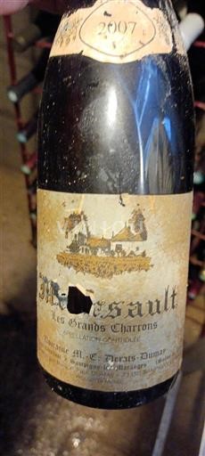 Bourgondië Meursault Domaine M.C. Derats-Dumay Les Grands Charrons 2007