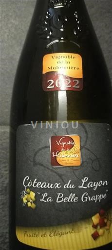 Loire Valley Coteaux du Layon Vignoble de la Mulonnière La Belle Grappe 2022
