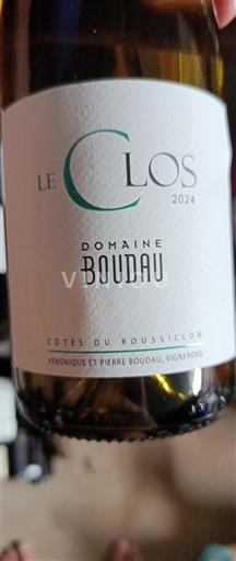 Rosellón Costas del Rosellón Domaine Boudaü Le Clos 2024