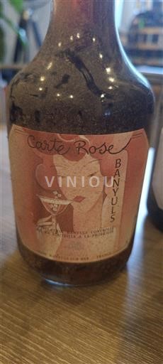 Roussillon Banyuls Carte Rose Perlé 1998