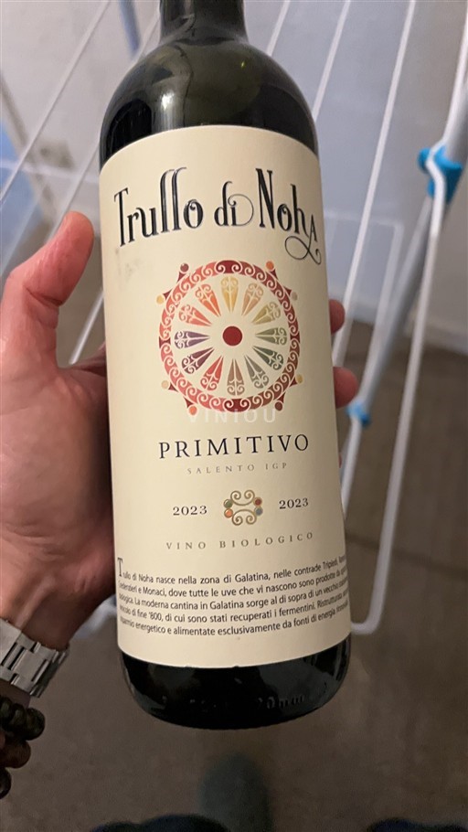 Puglia Susumaniello Salento Trullo di Noha 2023