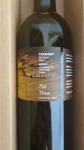 Valais Fendant Roduit Fendant de Fully 2024