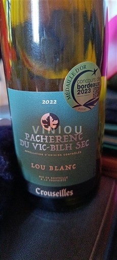 Sud-Ouest Pacherenc-du-vic-bilh Crouseilles Lou Blanc 2022