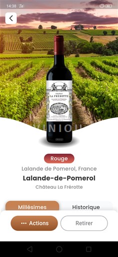 Bordeaux Lalande-de-pomerol Château La Frérotte Non Millésimé