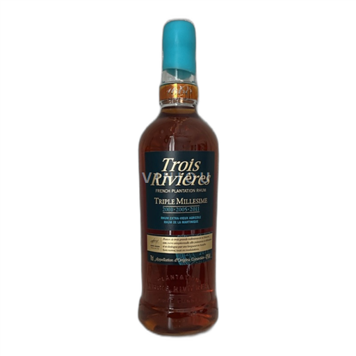 Rum Vecchio TROIS RIVIÈRES  Trois Rivières Triples Millésimes 24a - 2001 Martinica Sainte-Marie Santa Maria