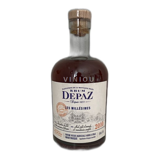 Rượu Rum Cũ DEPAZ Depaz Les Millésimes 15a - 2010 Martinique Le Robert