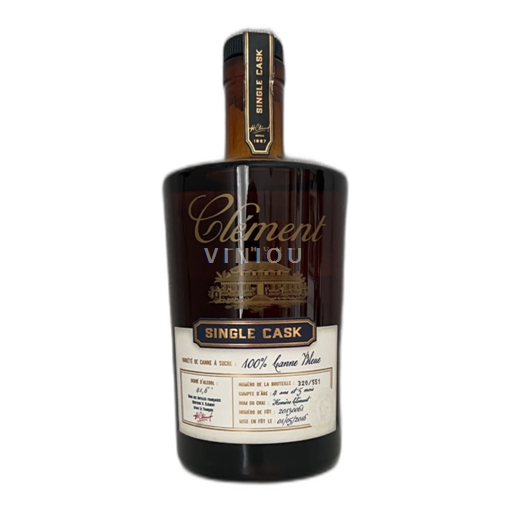 Rum Vecchio CLÉMENT  Clément Single Cask 9a - 2016 Martinica Le François Il François