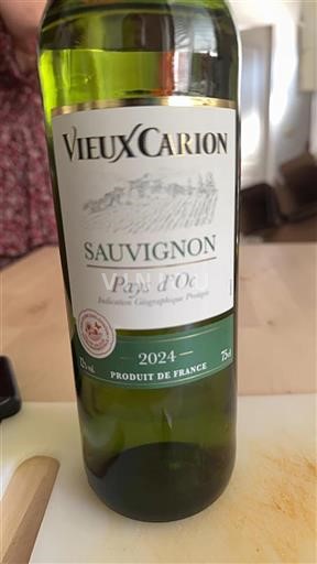 Languedoc a Roussillon Pays d'Oc Vieux Carion Sauvignon 2024